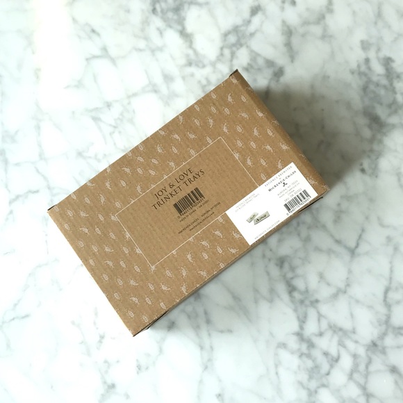 mackenzie childs Patience Brewster Joy & Love Trinket Trays - Picture 4 of 6